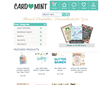 Tablet Screenshot of cardmint.com